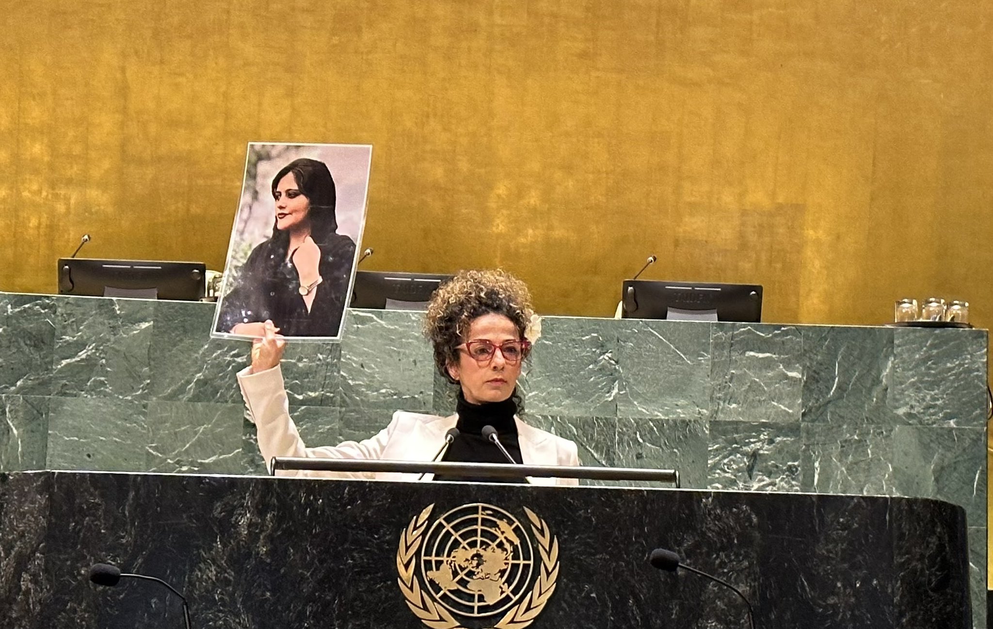 علی‌نژاد در سازمان ملل با اشاره به تهدیدها علیه ایران اینترنشنال: سپاه را تروریستی بخوانید