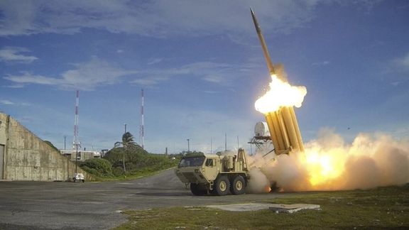 File photo of a Terminal High Altitude Area Defense (THAAD) interceptor