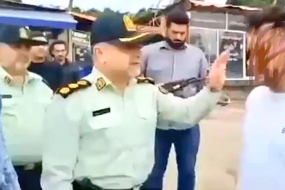 تهدید فرد بازداشتی از سوی فرمانده انتظامی رضوانشهر با جمله «پوستت را میکنیم»