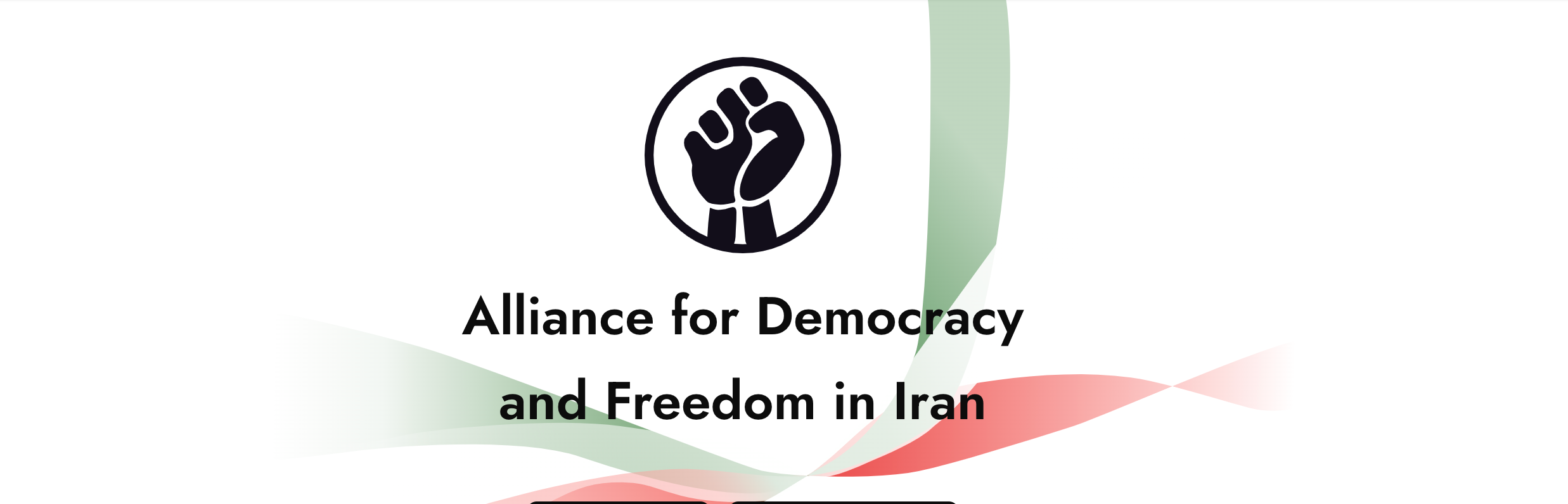 The logo of the Alliance for Democracy and Freedom in Iran 