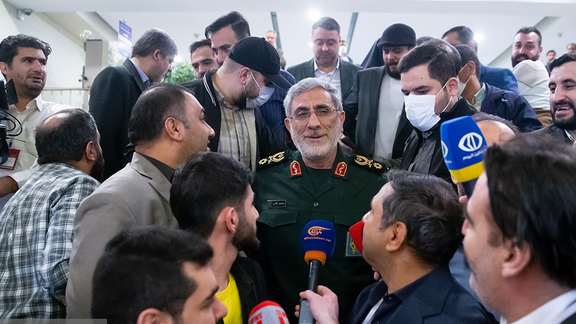 Commander of the Revolutionary Guard’s Quds Force, Esmail Qaani