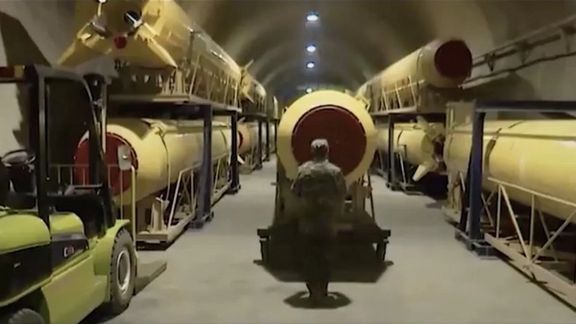 التلفزيون الإيراني يعرض صورا لـ"مدينة صواريخ بالستية" تحت الأرض