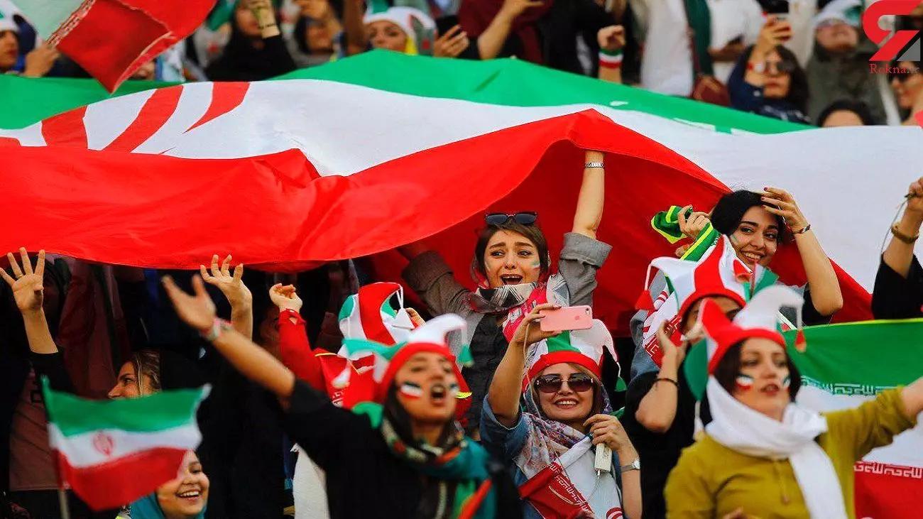 Iranian women in Tehran’s Azadi stadium (file photo)