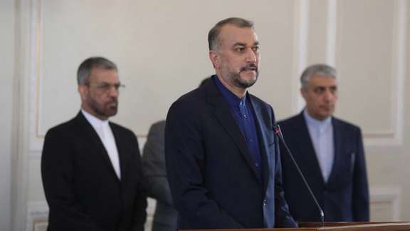Iran's foreign minister Hossein Amir-Abdollahian in October 2022