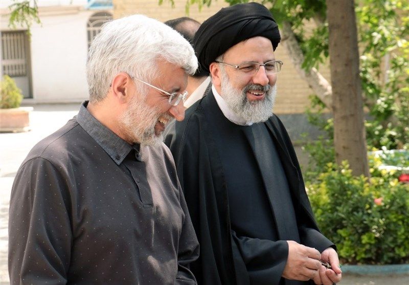 Saeed Jalili and late president Ebrahim Raisi