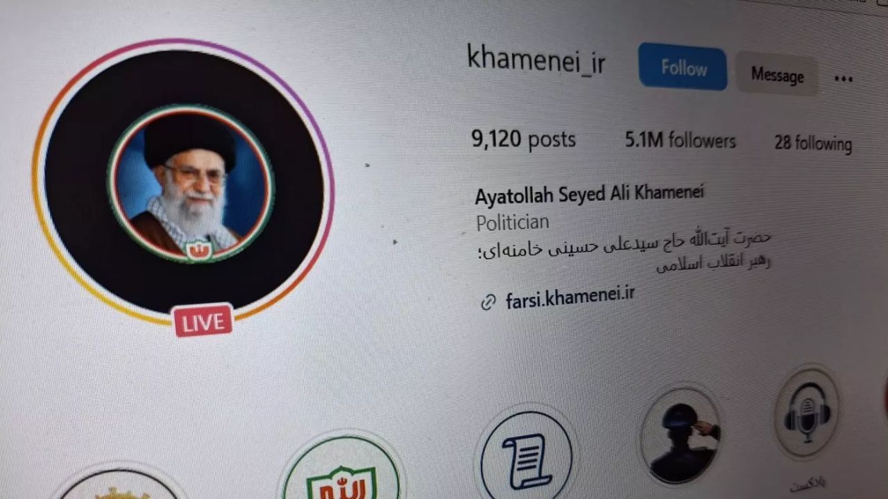 تمام صفحه‌های علی خامنه‌ای در رسانه‌های اجتماعی اینستاگرام و فیس‌بوک بسته شدند