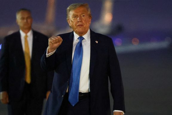 دونالد ترامپ گفت که بهدنبال «تسلیم کامل» جمهوری اسلامی است