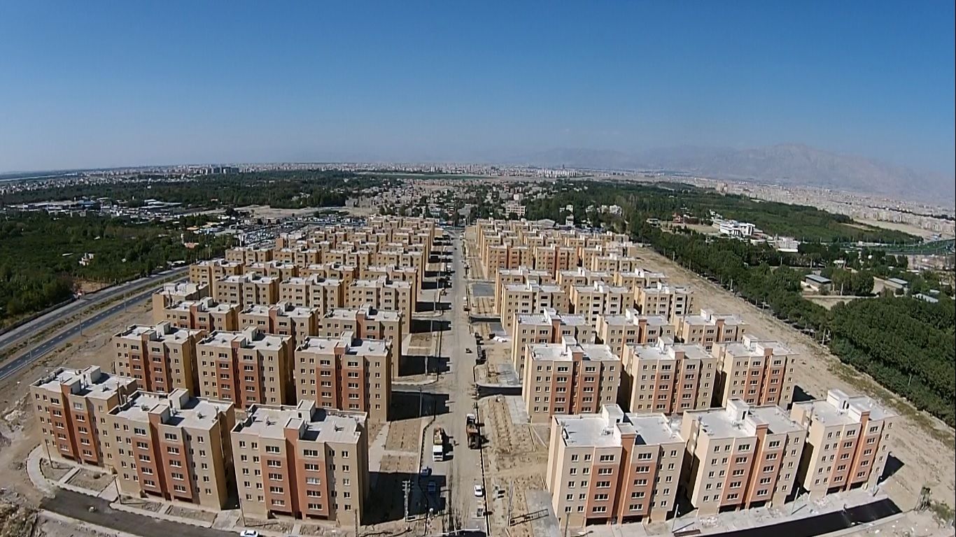 Small residential units in the capital Tehran  