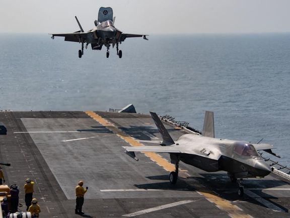 Warplanes operating from a US aircraft carrier. FILE PHOTO