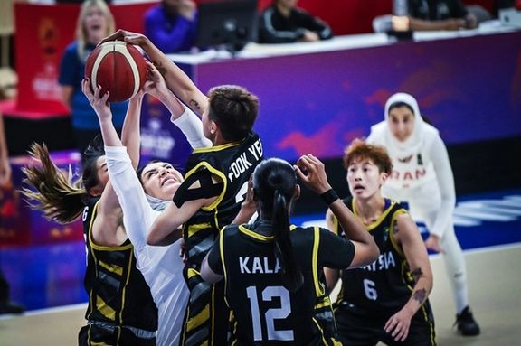 ایران ۶۵ - ۵۹ مالزی؛ پیروزی زنان بسکتبالیست ایران در نخستین بازی در کاپ آسیا
