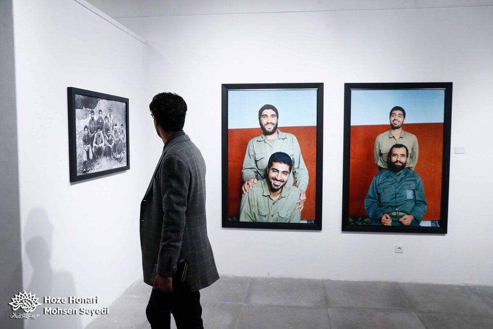 Photos of former IRGC-Quds Force commander Qasem Soleimani in an exhibition in his honor in Tehran, January 2024