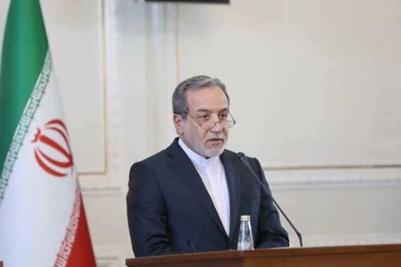 Iranian Foreign Minister Abbas Araghchi speaks during a press conference in Tehran, Iran, February 25, 2025.