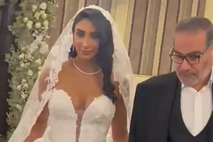 موج انتقاد کاربران به ریاکاری مسئولان و حجاب اجباری در پی انتشار فیلم عروسی دختر شمخانی