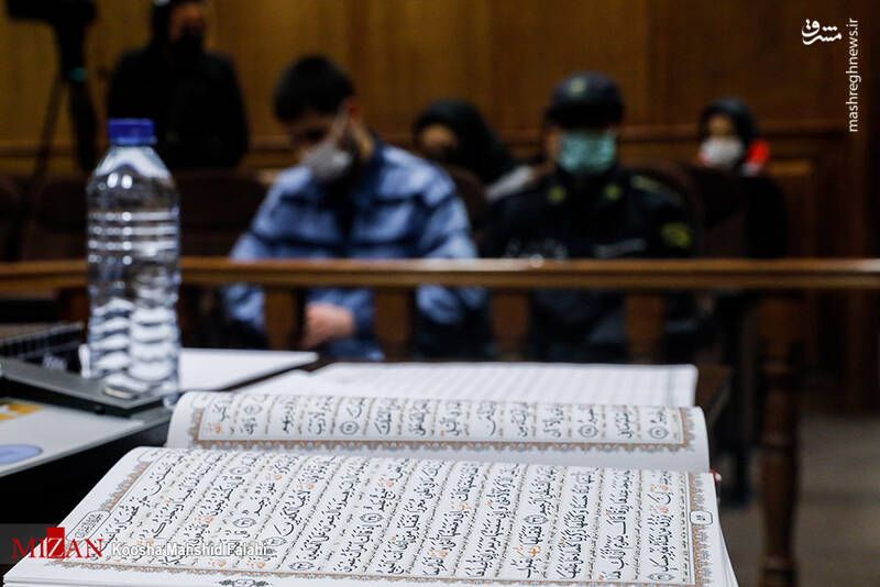 A hearing session for Mohammad Ghobalou (December 2022)