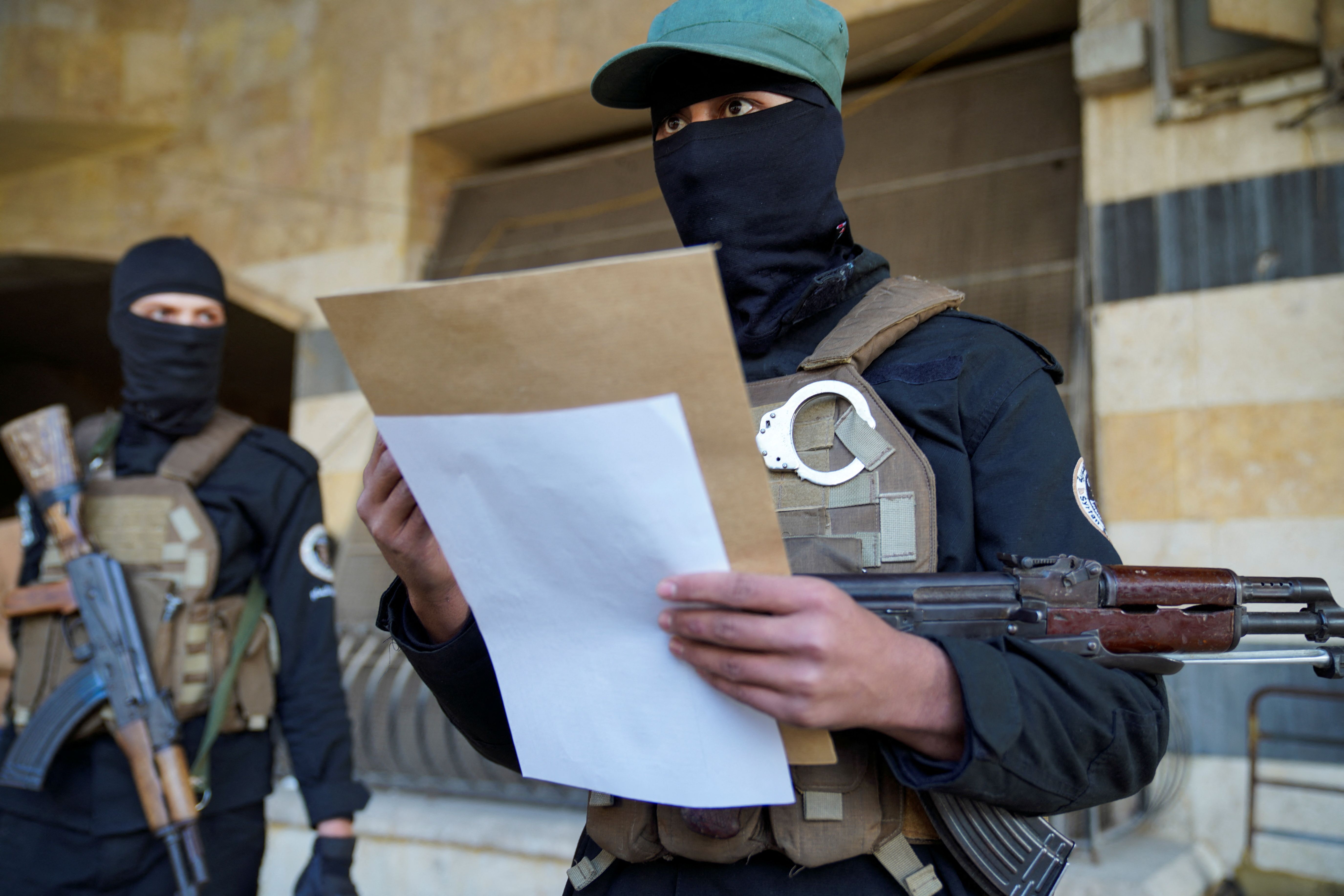  اعضای گروه هیات تحریر شام در حلب سوریه