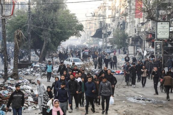 بازگشت آوارههای فلسطینی به خانههای خود پس از آتشبس غزه