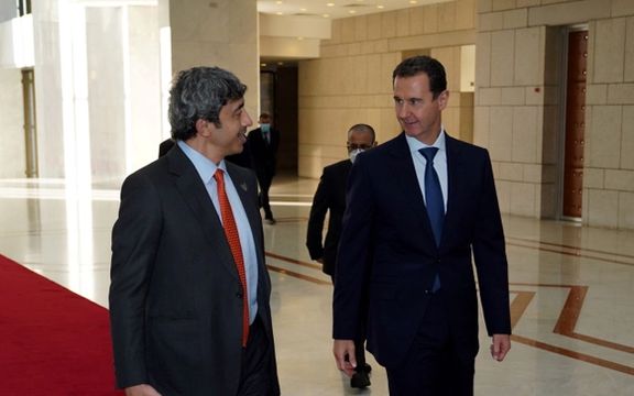 In Rare Visit, UAE's Foreign Minister Meets Assad In Damascus