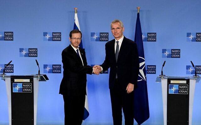 رییس‌جمهوری اسرائیل: ناتو باید قاطع‌ترین موضع ممکن را علیه ایران در پیش گیرد