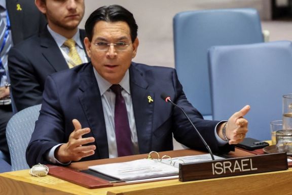 نماینده اسرائیل در نشست شورای امنیت خواستار افزایش فشارها بر جمهوری اسلامی شد