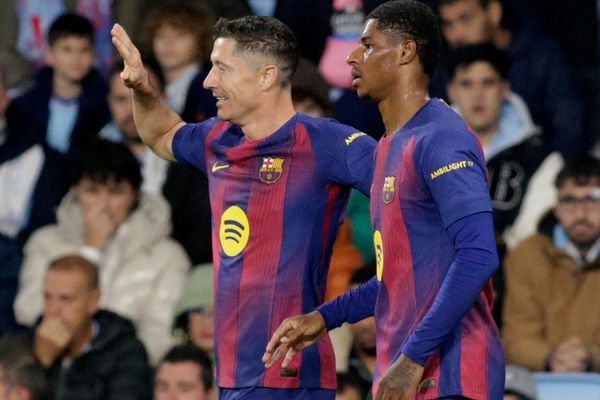 سلتاویگو ۲-۴ بارسلونا؛ برد پرگل آبیواناریها با هتتریک لواندوفسکی در گالیسیا