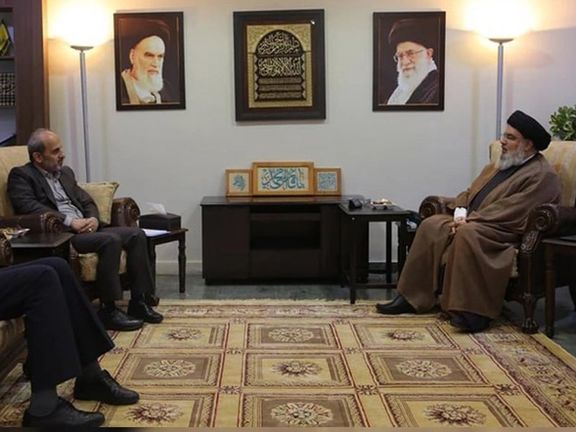 رییس صدا و سیمای جمهوری اسلامی در سفر به لبنان با حسن نصرالله دیدار کرد