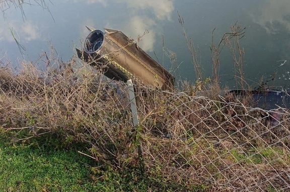 Debris of a NATO air defence system that intercepted a missile launched from Iran is seen in Dortyol, in southern Hatay province, Turkey, March 4, 2026.