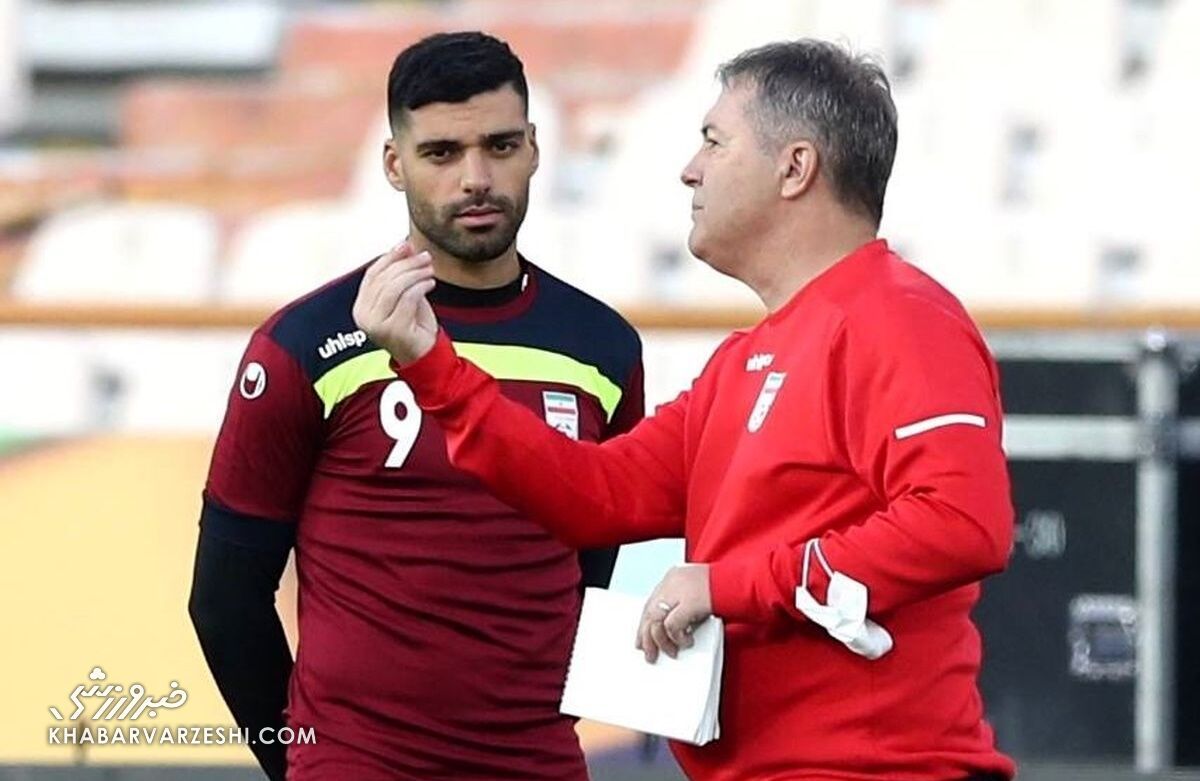 توییت مهدی طارمی برای همبازیانش در تیم ملی فوتبال ایران پیش از دیدار مقابل سوریه