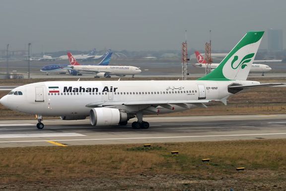 A Mahan Air passenger plane