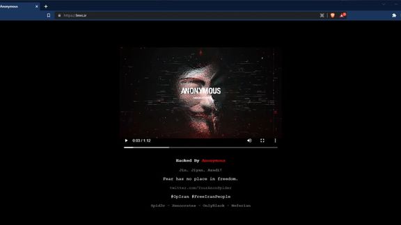 Hacktivist Group Takes Down Iranian Supreme Leader's Website