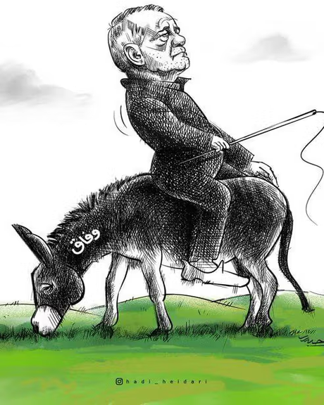 مدعي عام طهران يقاضي رسام كاريكاتير لنشره رسمًا "مسيئا" للرئيس الإيراني