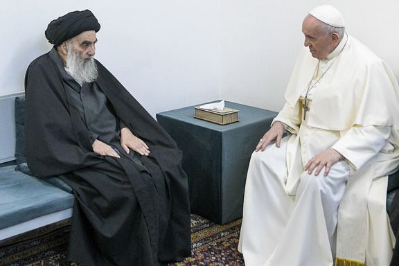 دیدار پاپ فرانسیس و آیتالله سیستانی