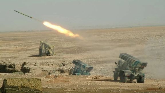 Iranian military drills near Azerbaijan's border. October 1, 2021