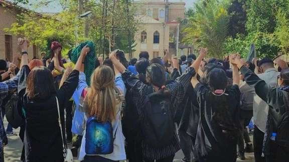 Protests in Tehran university