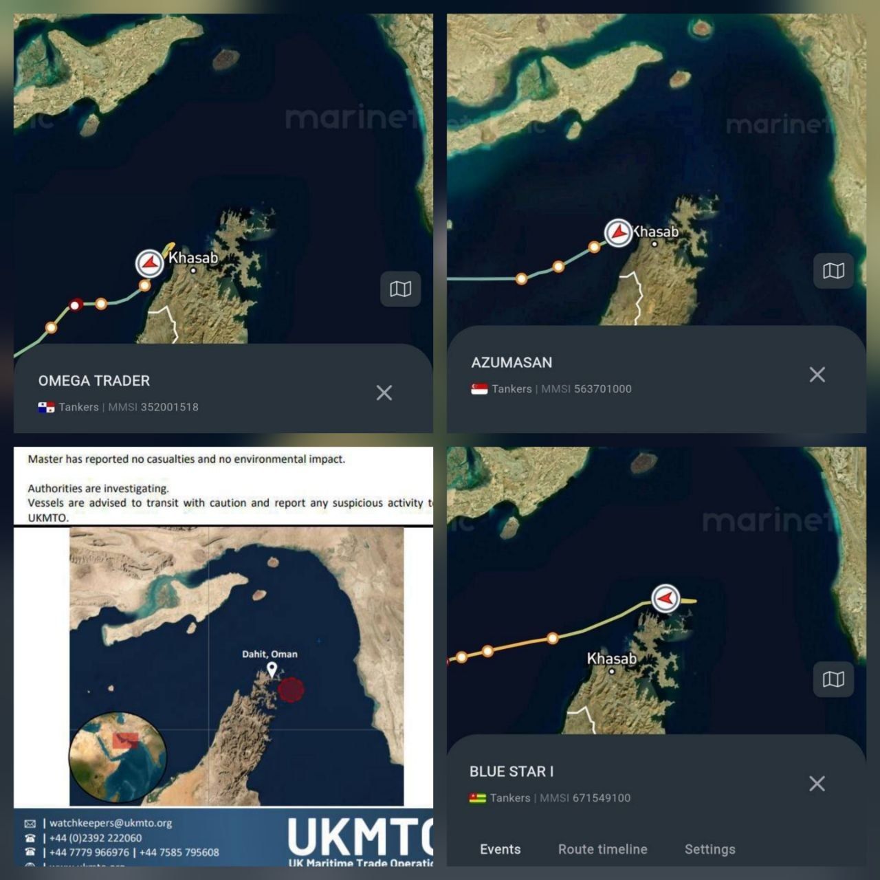 IMO pauses Persian Gulf evacuation after new vessel attack near Oman