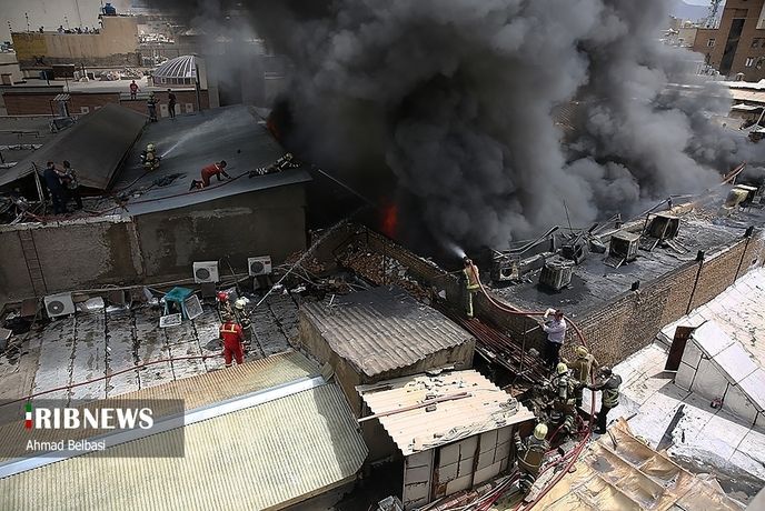 Glue Warehouse On Fire In Tehran’s Grand Bazaar - At Least Three Injured