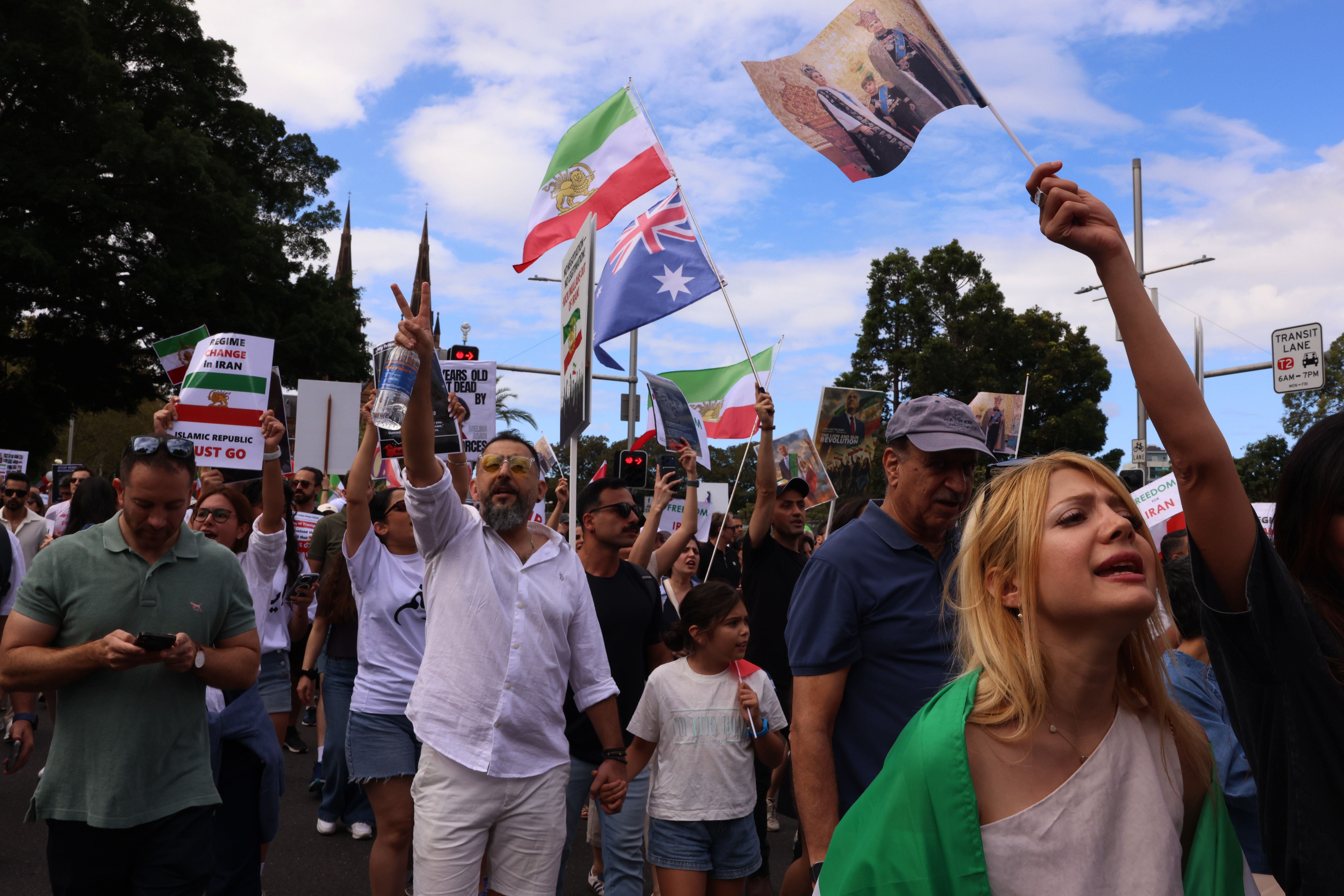 تجمع الإيرانيين في نيوزيلندا