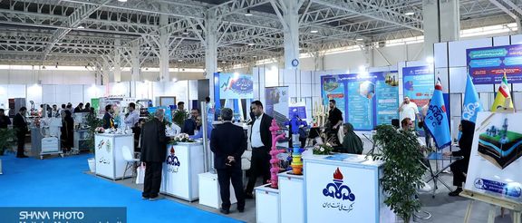 A view from Iran’s oil and gas expo in Tehran in 2023