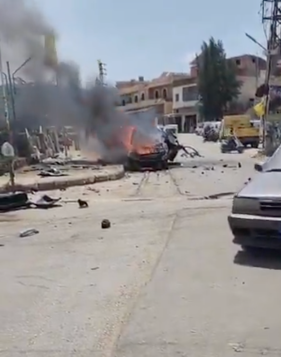 کشته شدن دو عضو حزب‌الله لبنان در حملات جدید اسرائیل