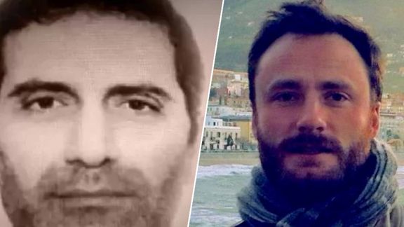 Iranian diplomat Asadollah Assadi (left) and Belgian aid worker Olivier Vandecasteele (undated)