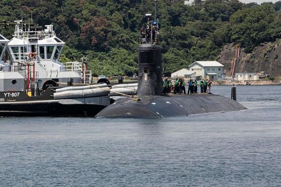 یک زیردریایی سوخت هستهای آمریکا در آبهای اقیانوسیه با یک شی ناشناس برخورد کرد