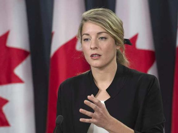 وزیر خارجه کانادا: رژیم ایران باید به اعدامهای وحشیانه و غیرانسانی پایان دهد