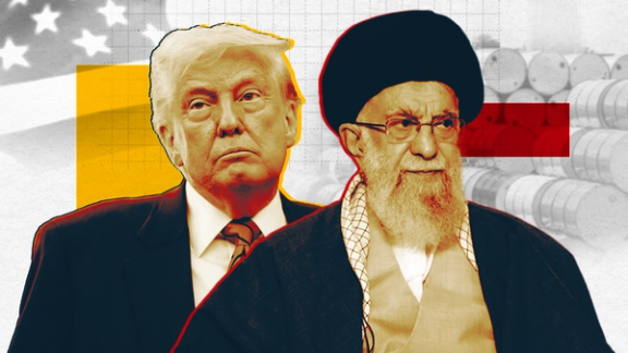 Combo photo of US President Donald Trump and Iran’s Supreme Leader Ali Khamenei