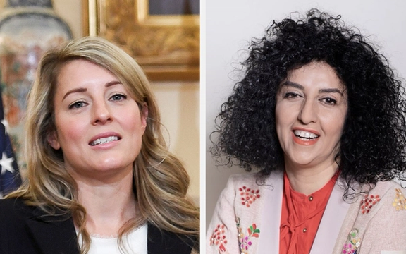 وزیر خارجه کانادا: نرگس محمدی یکی از رهبران مبارزه برای حقوق زنان و الهامبخش ماست