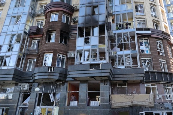 خسارت به خانههای مسکونی بر اثر حمله پهپادی اوکراین به منطقه بلگورود روسیه، سوم آبان