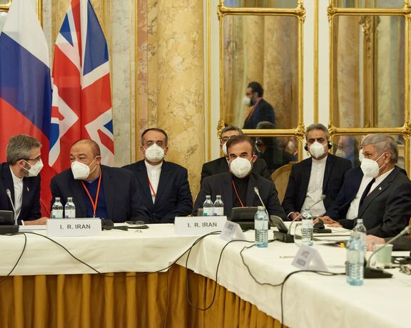 Iran's negotiating team representing the hardliner administration at the Vienna nuclear talk, Nov. 29, 2021