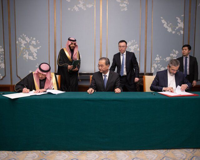 بررسی جنگ در غزه و احیای روابط تهران-ریاض در نشست کمیته سه‌جانبه در پکن