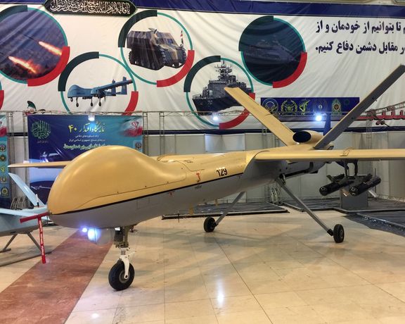 An Iranian Shahed drone displayed in 2021