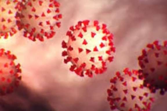 Graphic, depicting coronavirus. FILE