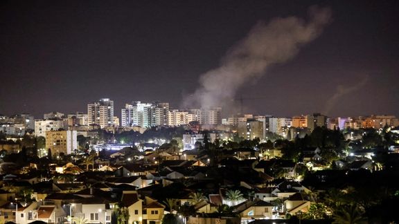 An earlier air attack near Damascus. Undated