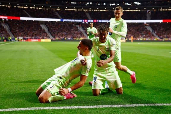 اتلتیکومادرید ۰ - ۱ بارسلونا؛ پیروزی هانسی فلیک بر سیمئونه برای یک الکلاسیکوی نطلبیده